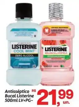 Fort Atacadista Antisséptico Bucal Listerine oferta