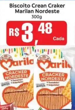 Supermercados Mateus Biscoito Crean Craker Marilan Nordeste oferta