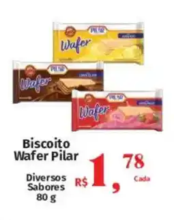 Supermercados Mateus Biscoito Wafer Pilar oferta