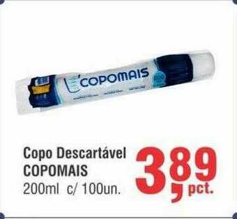 Higa Atacado Copo Descartável Copomais oferta