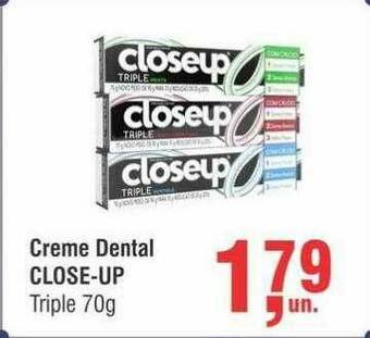 Higa Atacado Creme Dental Close-up oferta
