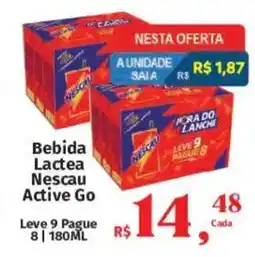 Supermercados Mateus Bebida Lactea Nescau Active Go oferta