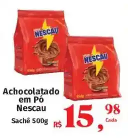 Supermercados Mateus Achocolatado em Pó Nescau Sachê oferta