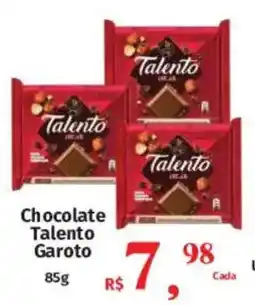 Supermercados Mateus Chocolate Talento Garoto oferta