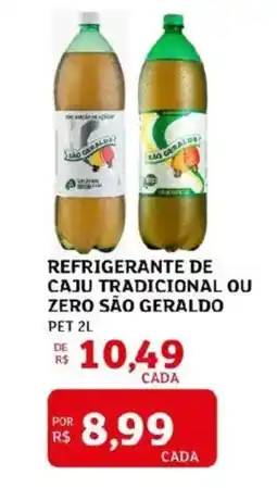 Assaí Atacadista Refrigerante de caju tradicional ou zero são geraldo oferta