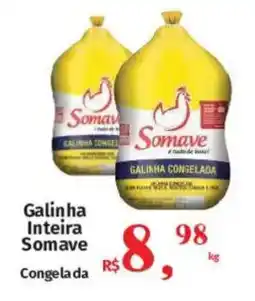 Supermercados Mateus Galinha Inteira Somave Congelada oferta