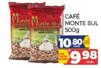 Supermercados Avenida Café Monte Sul oferta
