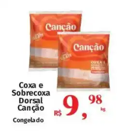 Supermercados Mateus Coxa e Sobrecoxa Dorsal Canção Congelado oferta