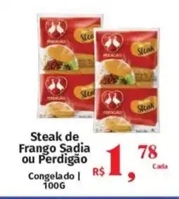 Supermercados Mateus Steak de Frango Sadia ou Perdigão oferta