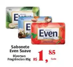 Supermercados Mateus Sabonete Even Suave oferta