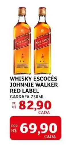 Assaí Atacadista Whisky escocês johnnie walker red label oferta
