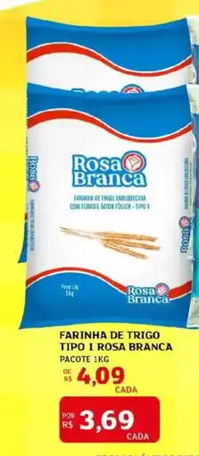 Assaí Atacadista Farinha de trigo tipo 1 rosa branca pacote oferta