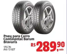 Supermercados Mateus Pneu para Carro Continental Barum Bravuris oferta