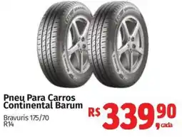 Supermercados Mateus Pneų Para Carros Continental Barum Bravuris 175/70 oferta