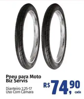 Supermercados Mateus Pneu para Moto Biz Servis oferta