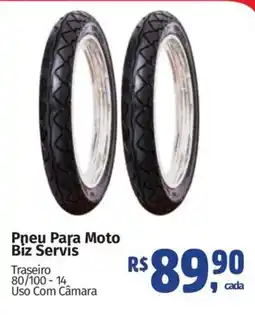 Supermercados Mateus Pneu Para Moto Biz Servis oferta