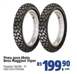 Supermercados Mateus Pneu para Moto. Bros Maggion Viper oferta