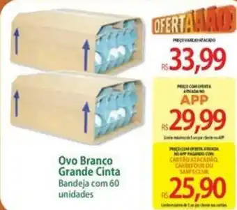 Ovo Branco Grande Cinta