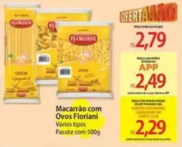 Atacadão Macarrão com Ovos Floriani Vários tipos Pacote oferta