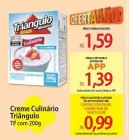 Atacadão Creme Culinário Triângulo oferta