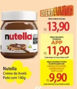 Atacadão Nutella Creme de Avelã Pote oferta