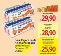 Atacadão Doce Paçoca Santa Helena Paçoquita oferta