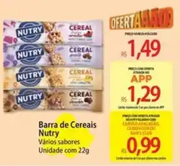Atacadão Barra de Cereais Nutry oferta