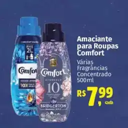 Supermercados Mateus Amaciante para Roupas Comfort oferta