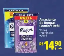 Supermercados Mateus Amaciante de Roupas Comfort Refil oferta