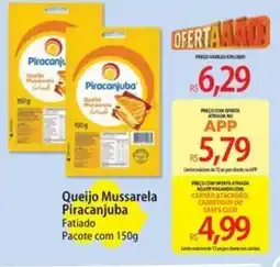 Atacadão Queijo Mussarela Piracanjuba Fatiado Pacote oferta