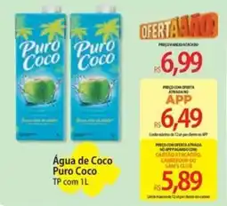 Atacadão Água de Coco Puro Coco oferta