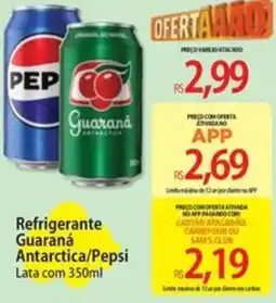 Atacadão Refrigerante Guaraná Antarctica/Pepsi Lata oferta