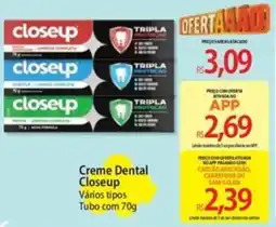 Atacadão Creme Dental Closeup oferta