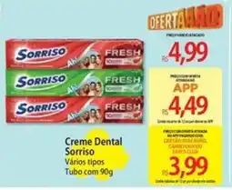 Atacadão Creme Dental Sorriso oferta