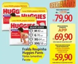 Atacadão Fralda Roupinha Huggies Pants oferta