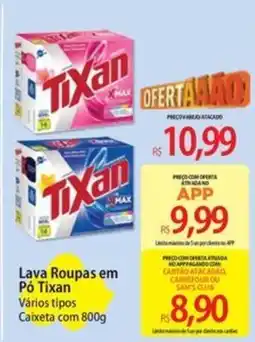 Atacadão Lava Roupas em Pó Tixan oferta