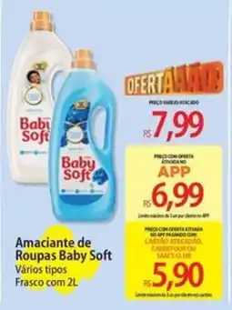 Atacadão Amaciante de Roupas Baby Soft Vários tipos oferta
