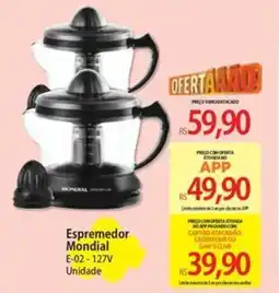 Atacadão Espremedor Mondial E-02-127V oferta