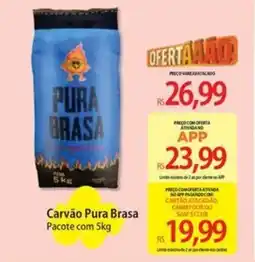 Atacadão Carvão Pura Brasa Pacote oferta
