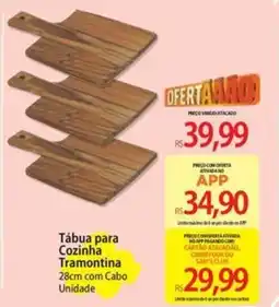 Atacadão Tábua para Cozinha Tramontina 28cm com Cabo Unidade oferta