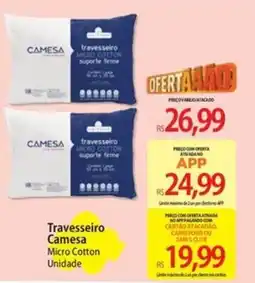 Atacadão Travesseiro Camesa Micro Cotton Unidade oferta