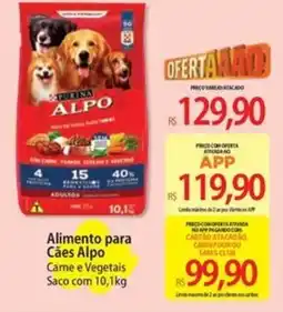 Atacadão Alimento para Cães Alpo Came e Vegetais Saco oferta