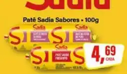 Rede Supermarket Patê Sadia Sabores oferta