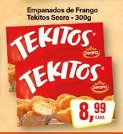 Rede Supermarket Empanados de Frango Tekitos Seara oferta