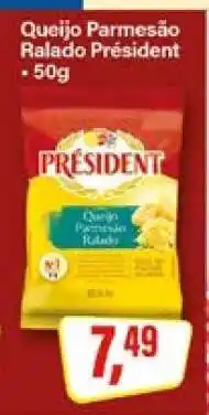 Rede Supermarket Queijo parmesão ralado Président oferta