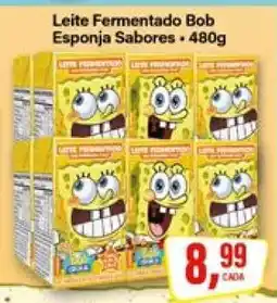 Rede Supermarket Leite Fermentado Bob Esponja Sabores oferta