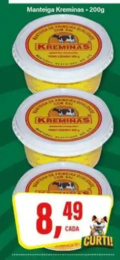 Rede Supermarket Manteiga Kreminas oferta
