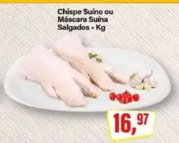 Rede Supermarket Chispe Suíno ou Máscara Suína oferta