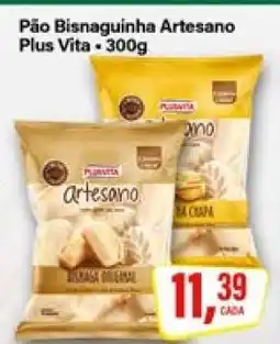 Rede Supermarket Pão Bisnaguinha Artesano Plus Vita oferta
