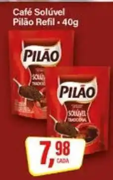 Rede Supermarket Café Solúvel Pilão Refil oferta